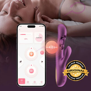 GEMWiggling Twin Balls Rabbit Vibrator