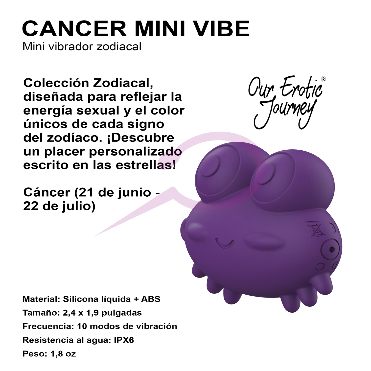 Mini Vibrador Cáncer