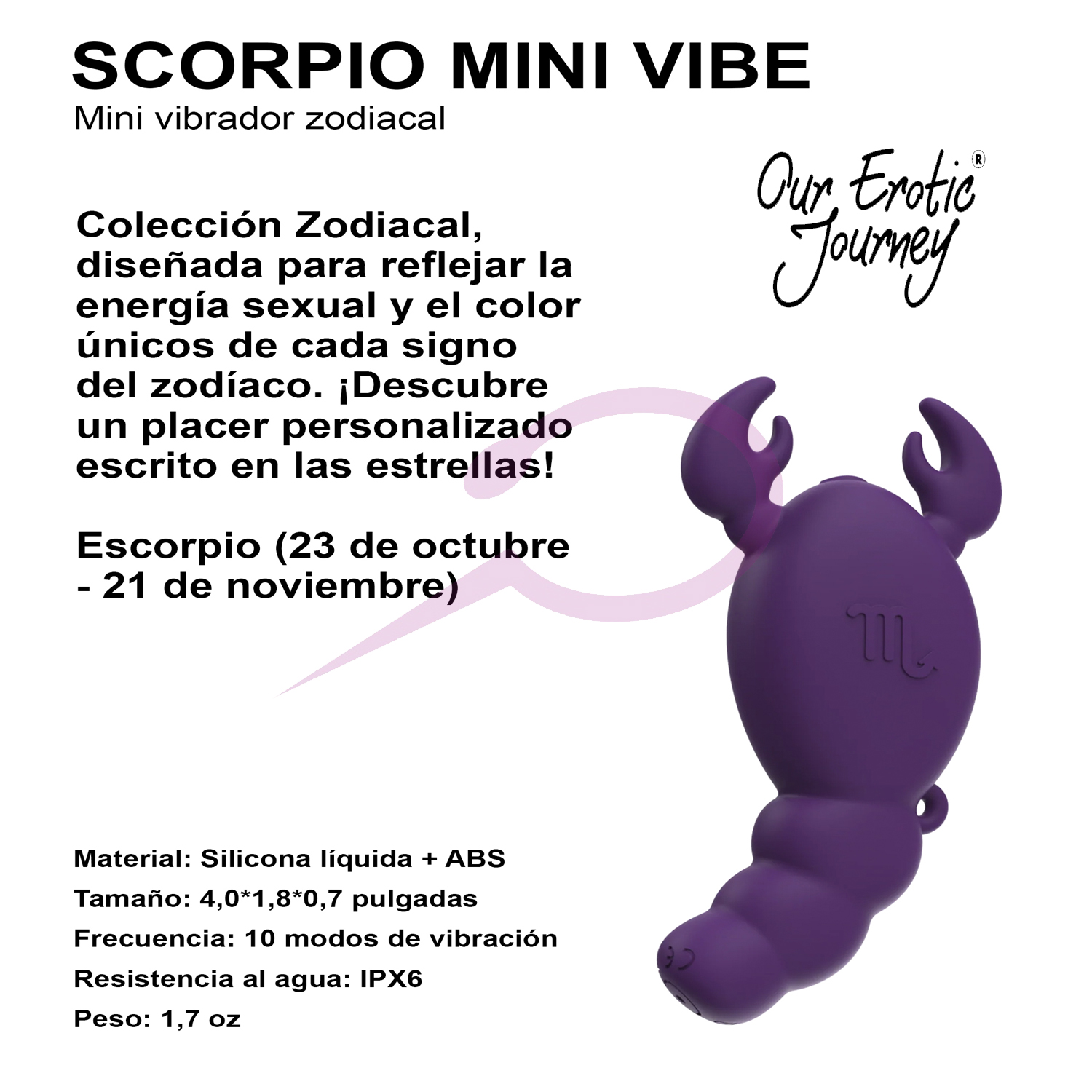 Mini Vibrador Escorpión